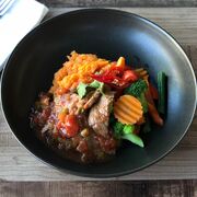 Saucy Beef with Sweet Potato Mash (Fitness)