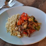 Stir Fried Beef with Chilli & Garlic (Fitness)